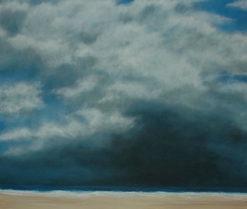 Ein Unwetter zieht auf, 100 x 120